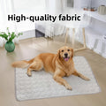 Ice Silk Pet Cooling Mat — Waterproof Dog & Cat Bed for All Sizes